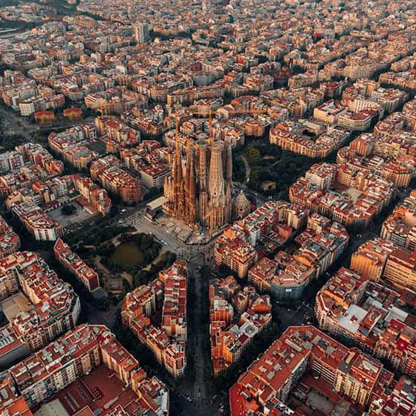 barcelona birdview